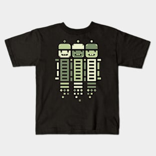 Acorn Rocket Bots Green Kids T-Shirt